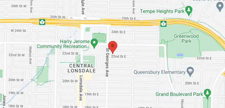 map of 210 E 22ND STREET